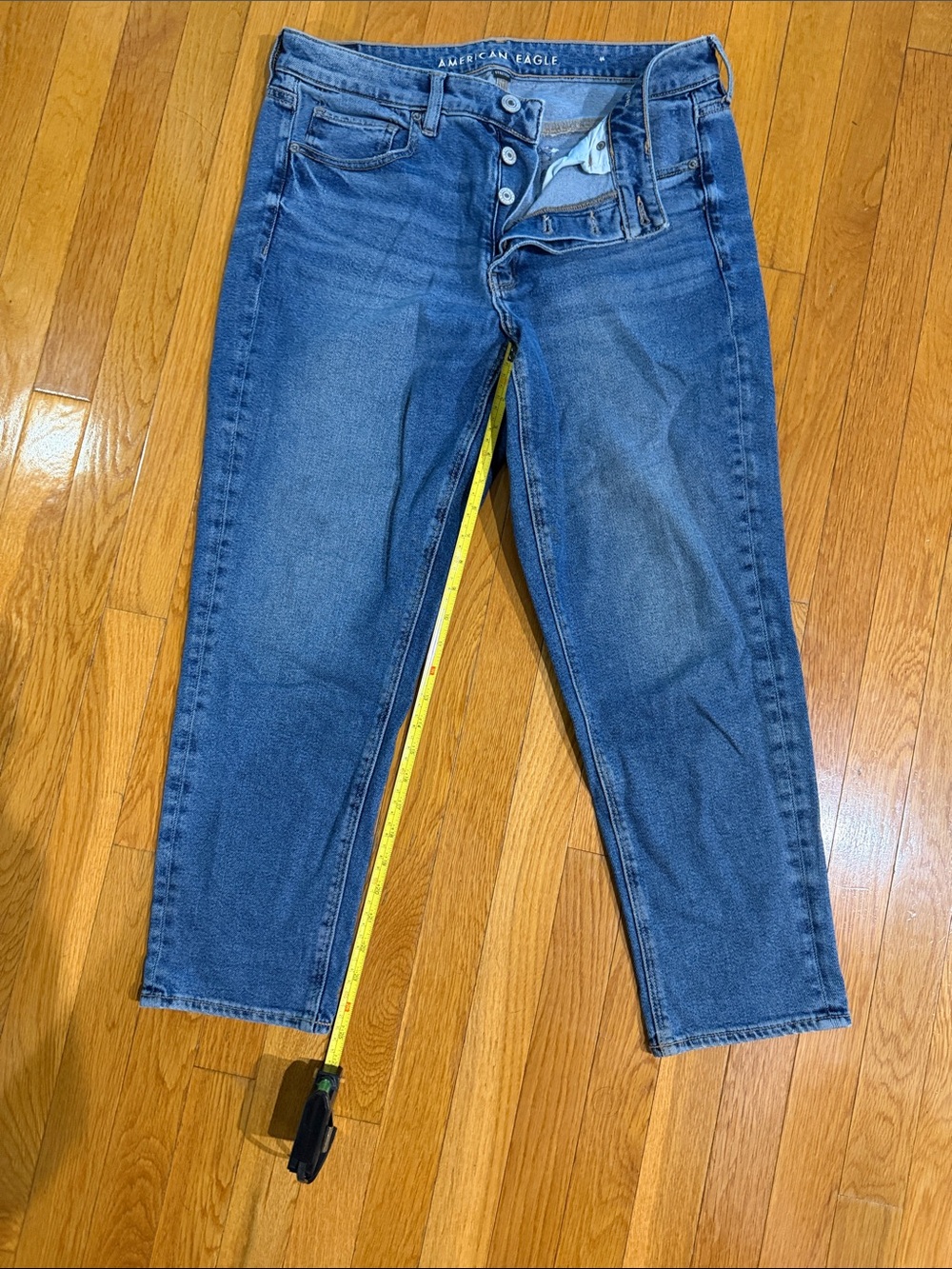 American Eagle Outfitters womens medium Blue Slim Straight Jeans